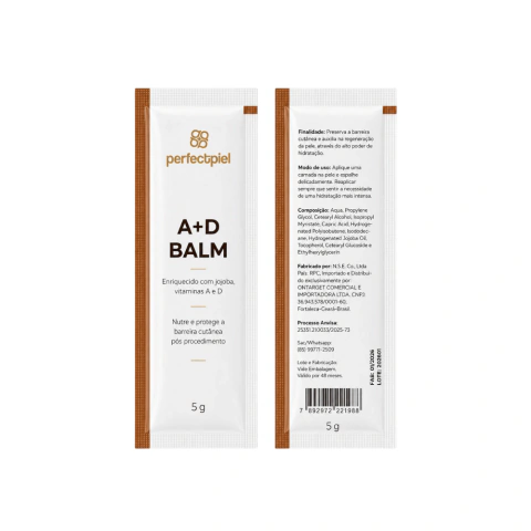 Gel sachê pós micropigmentação - Vitamina A & D