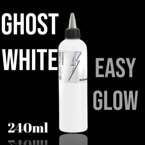 Tinta De Tatuagem - Easy Glow Ghost White 240ml ( Branca )