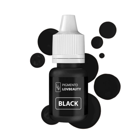 Pigmento LovBeauty Black 5ml - comprar online