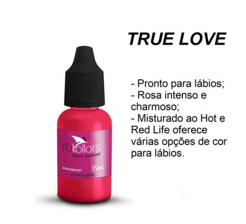Pigmento True Love - Lábios Boca RBkollors 15ml
