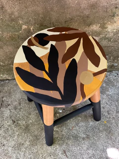 Banqueta M Folha Noir na internet