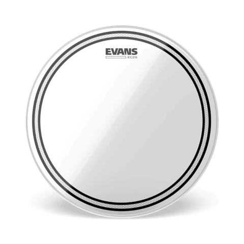 Pele Evans EC2 TT16EC2S 16" Transparente Filme Duplo com anel na borda - Music Class E-shop de Instrumentos Musicais e Áudio