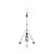 Máquina de Chimbal Pearl H-1050 Eliminator Redline Direct Pull com pés giratórios