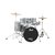 Bateria Pearl Roadshow RS505S/C Charcoal Metallic 20",10",12",14" com Ferragens e Banco - comprar online