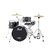 Bateria Pearl Roadshow RS584SC Jet Black 18", 10", 14" com Ferragens e Banco