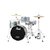 Bateria Pearl Roadshow RS584SC Charcoal Metallic 18", 10", 14" com Ferragens e Banco