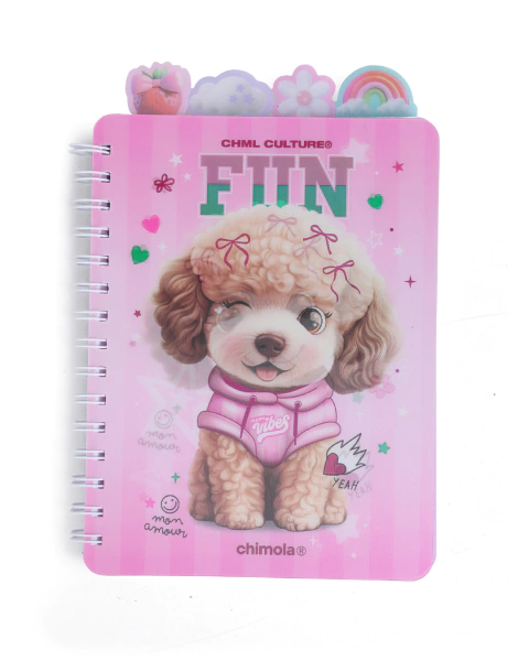 Cuaderno A5 Hologram - poodle
