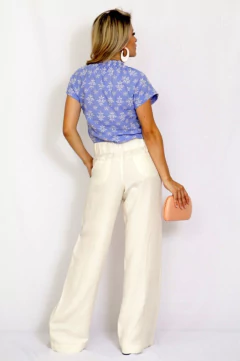 29734-BLUSA TECIDO BORDADO LILÁS - Loja Clara Assis