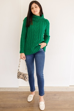 30152-BLUSA TRICOT TRABALHADO VERDE na internet