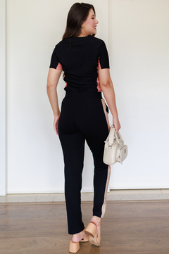 30833-BLUSA CREPE POWER COM DETALHE EM SENSORIALE - loja online
