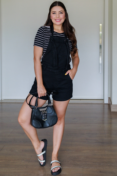 29263-JARDINEIRA JEANS PRETA