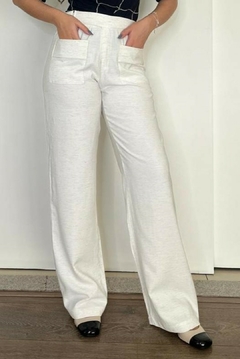 30995- CALÇA SENSORIALE LINEN NATURAL na internet