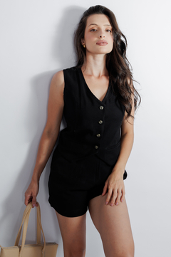 31280-COLETE ALFAIATARIA SENSORIALE PRETO - comprar online