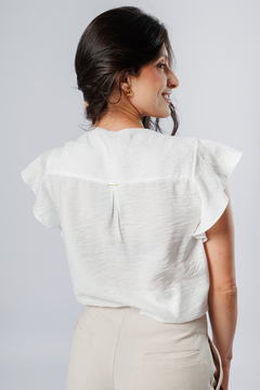 31355-BLUSA RAYON FRESH SLUB BRANCO - comprar online