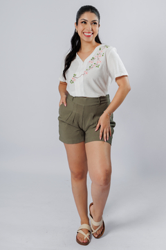 Imagem do 31293-SHORT ALFAIATARIA SENSORIALE BUS ARMY GREEN