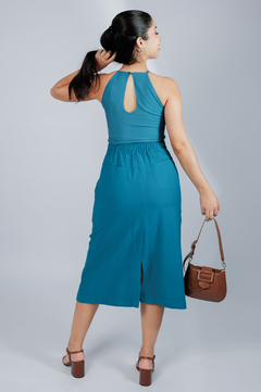 31415-REGATA RAYON FRESH SLUB VERDE IMPERIAL na internet
