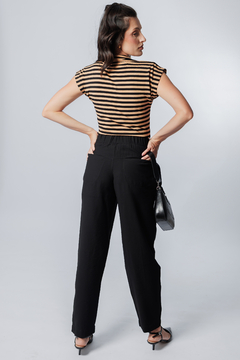 31430-BLUSA MALHA CANES COLOR LISTRADA - Loja Clara Assis