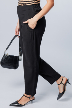 31420-CALÇA SENSORIALE LARGE TWILL PRETO