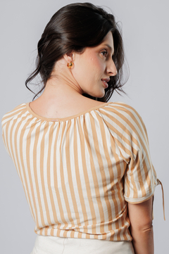 31432-BLUSA MALHA CANES COLOR LISTRADA - comprar online