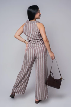 CONJUNTO CALÇA E BLUSA SYROS STRIPE - 31972 - comprar online