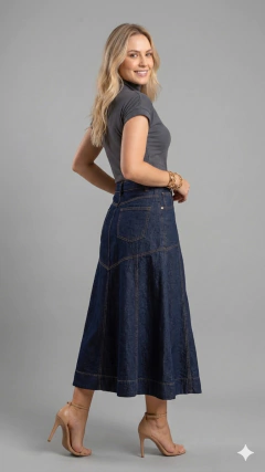 BLUSA EM MALHA CANELADA PREMIUM - 32247 - Loja Clara Assis