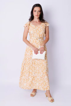 31053-VESTIDO LONGO EM LINHO CARIBE ESTAMPADO - comprar online