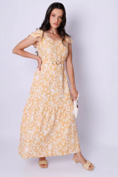 31053-VESTIDO LONGO EM LINHO CARIBE ESTAMPADO na internet