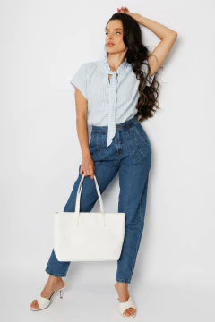 30984- BLUSA LINEN RIVIERA LISTRADA na internet