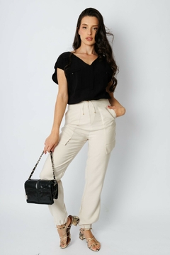 Imagem do 30512-BLUSA MIX HERRERO PRETO