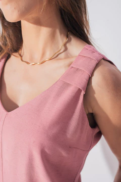 MACACÃO SENSORIALE LINEN - 31909 - Loja Clara Assis