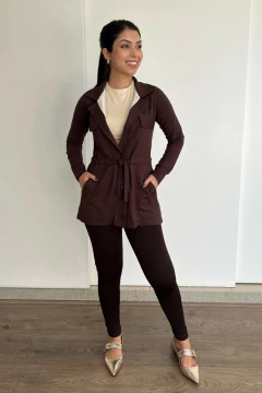 30751-PARKA MOLETINHO MASCAVO