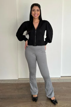 30816-CALÇA MALHA JACQUARD MESCLA - loja online