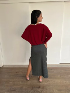 30682-BLUSA MALHA TRICOT VINHO