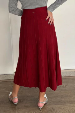 30851-SAIA MIDI TRICOT MODAL CHERRY na internet