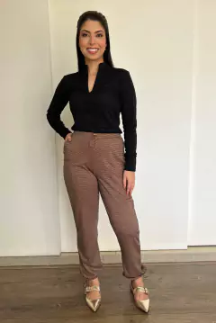 30899-BLUSA MALHA TRICOT PRETA - comprar online