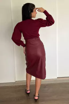 30863-BLUSA MALHA TRICOT VINHO