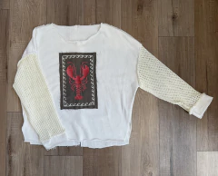 Buzo blanco Langosta verde en internet