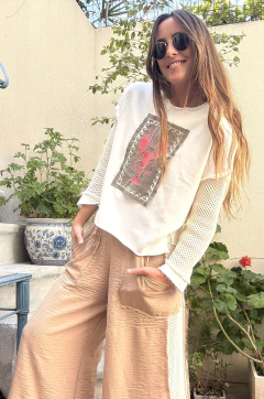 Buzo blanco Langosta verde - CHIMANGAS