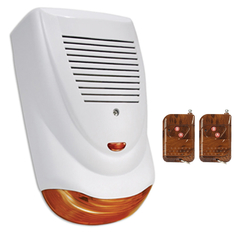 Kit Alarma Sirena Inalambrica Vecinal Barrial Doble Tono