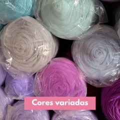 Kit fio de malha residual - 15kg (cores sortidas e bem variadas) na internet