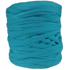 Fio de malha residual - azul perfeito - 1kg tapeteco