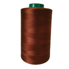 Linha de costura - chocolate - fio 80 - cód: 581 (5000 metros)