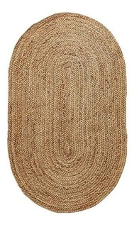 ALFOMBRA OVAL YUTE 80X50 en internet
