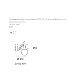 FAROLA BERTA DE ALUMINIO 15% dto abonando por transferencia! - comprar online
