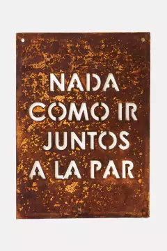 CARTEL JUNTOS A LA PAR - comprar online