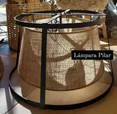 LAMPARA PILAR OXIDO 50X60 15% dto abonando por transferencia!