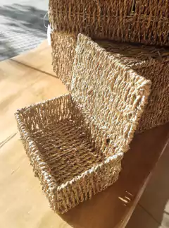 CAJAS CON TAPA DE SEAGRASS en internet