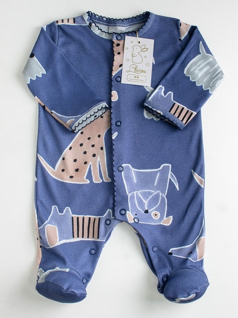 Osito Mini Patitas Azul