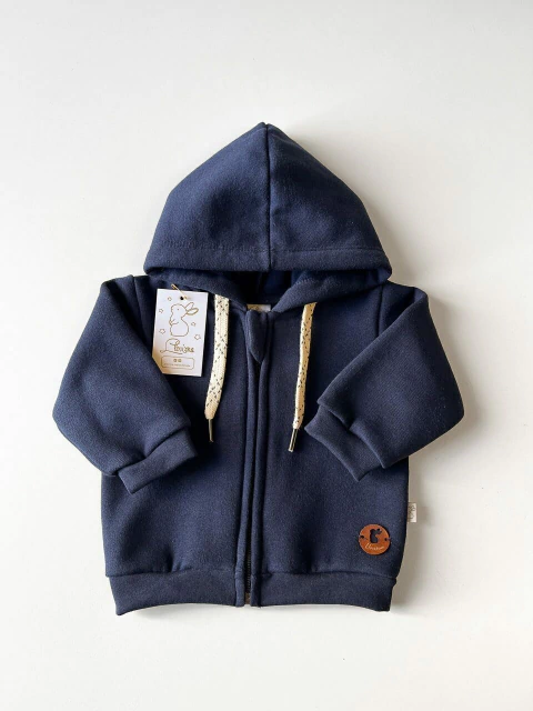 Campera de Frisa Azul Marino
