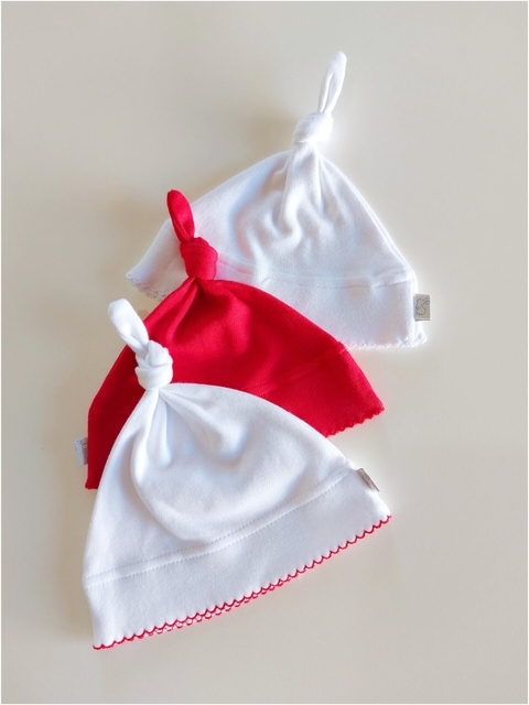 Pack Gorritos x3 Rojo y blanco